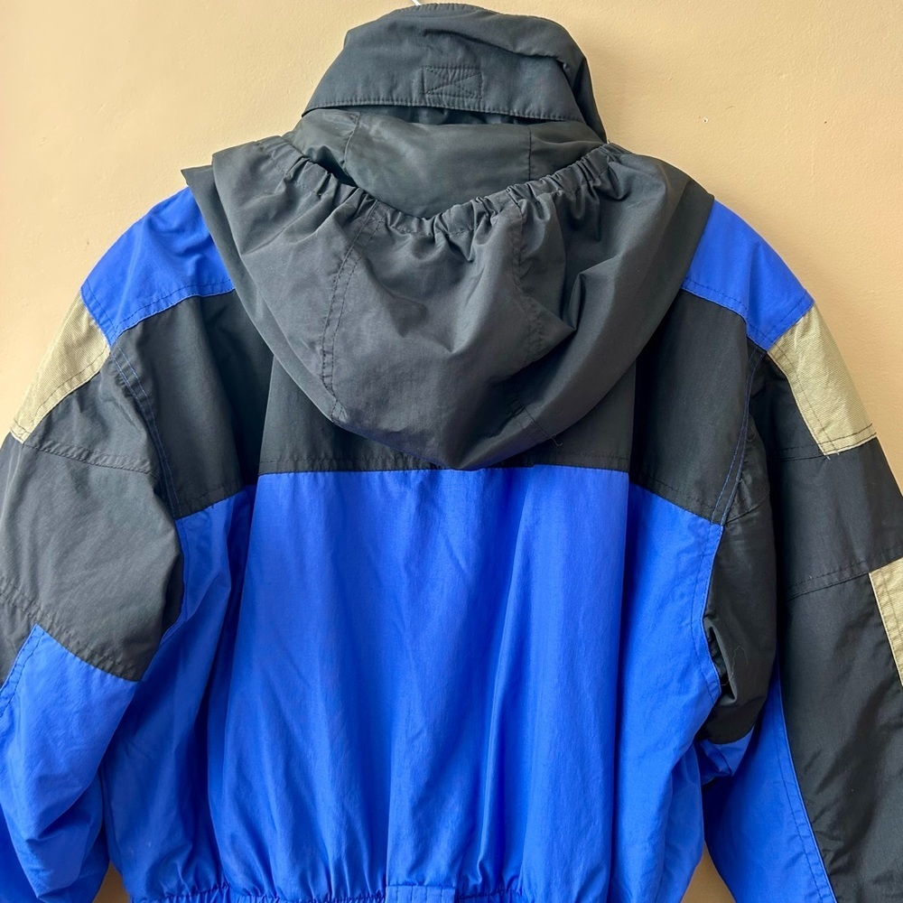 Obermeyer Vintage 90s Blue Belted Snow Ski Suit Juniors Boys Size 16 - Picture 11 of 16